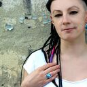 Srebrne owalne kolczyki wiszące z anodyzowanym tytanem Shambala