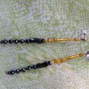 Kolczyki Minimalizm Koralikowe Nitki5