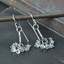 Kolczyki grona z topazem