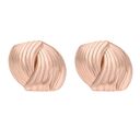 Kolczyki retro z różowego złota