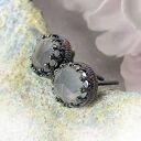 Sztyfty z fasetowanym kwarcem w koronie d198