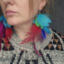 Kolczyki pióra lekkie