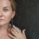 Boho kolczyki pióra - turkus i zieleń, które dodają energii
