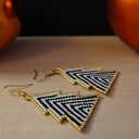 Kolczyki - stal chirurgiczna - choinki