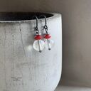 Kolczyki Crystal & Red Accent