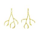 Kolczyki pozłacane SZADŹ No. 2