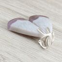 Agat i srebro - kolczyki 1961a