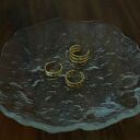 nausznica kolczyki złota potrójna