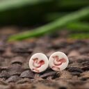 Porcelanowe kolczyki