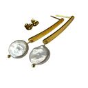 Ponadczasowe kolczyki z perłami c1329