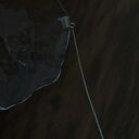 kolczyki srebrny nausznica z przewlekanym