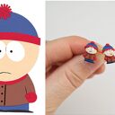 South Park - Stan - lekkie i wygodne kolczyki wkręty