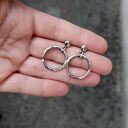 Kolczyki koła 2 cm - srebro pr. 925