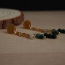 Kolczyki stal chirurgiczna - agat