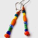 Bajecznie kolorowe kolczyki w modnym stylu boho długie efektowne w sam raz na lato super prezent