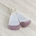 Agat i srebro - kolczyki 1961a