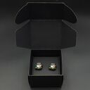 Kolczyki drewniane BAŁWANKI ZIELONE