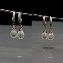 Kryształ górski - kolczyki 012