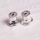 Srebrne sztyfty z kamieniem księżycowym d153