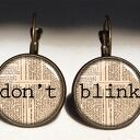 Don't blink - duże kolczyki wiszące