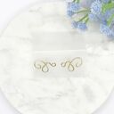 Srebrne pozłacane kolczyki Lines vol5