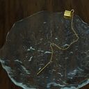 nausznica kolczyki złota z przewlekanym