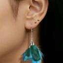 Lekkie kolczyki pióra polecam