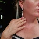 Kolczyki boho z perłami i koralikami Ruda Klara - Licytacja z Siedmiolatką