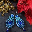 Kolczyki sutasz Nane Sutasz rękodzieło