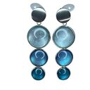 Długie kolczyki w perłowych kolorach zimy Meyra e6/m31