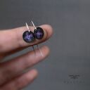 Kolczyki Polne Kwiaty Violet & Purple