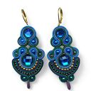 Kolczyki sutasz Nane Sutasz rękodzieło kolorowe