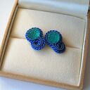 Deszcz za oknem - mini kolczyki sutasz