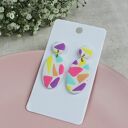 Pastelowe kolczyki z gliny polimerowej PS04
