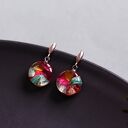 Kolczyki eleganckie z kwiatami