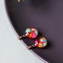 Kolczyki eleganckie z kwiatami