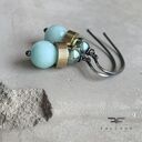 Kolczyki Mint & Scarab Green