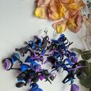 Kolczyki leciutkie kwiaty polecam rękodzieło