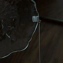 kolczyki srebro srebrny nausznica z przewlekanym