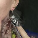 Lekkie kolczyki pióra handmade w stylu boho