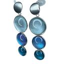 Długie kolczyki w perłowych kolorach zimy Meyra e6/m31