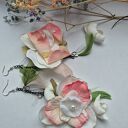 Kolczyki leciutkie boho rękodzieło