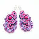 Pink Snail kolczyki sutasz