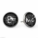 E=mc2 - Kolczyki sztyfty