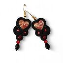 Kolczyki sutasz Nane Sutasz serca walentynki