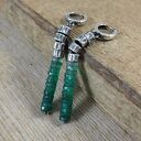 Kolczyki - surowy onyks