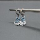 Akwamaryn - kolczyki 019