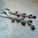 rubin i spinel w srebrze