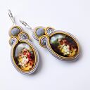 Autumn Morning kolczyki sutaszowe