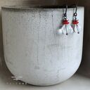 Kolczyki Crystal & Red Accent